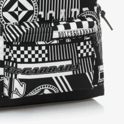 Dolce amp; Gabbana Black & White Backpack (40cm) Clearance