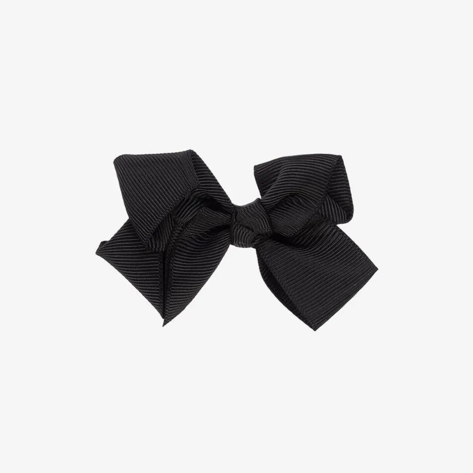 Bowtique London Bow Hair Clip (7cm) Black Discount