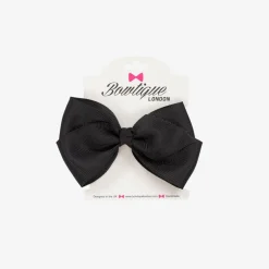 Bowtique London Bow Hair Clip (10cm) Black Online