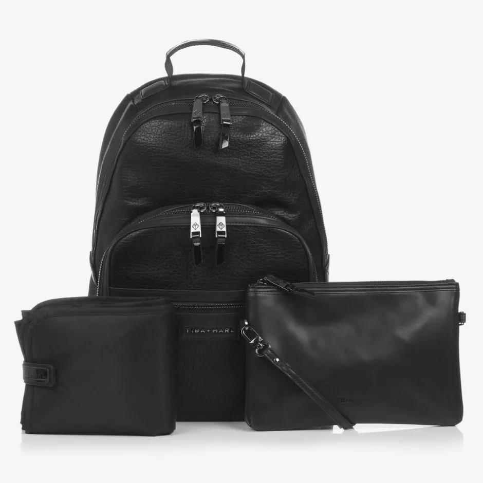TIBA + MARL Black Changing Backpack (42cm) Outlet