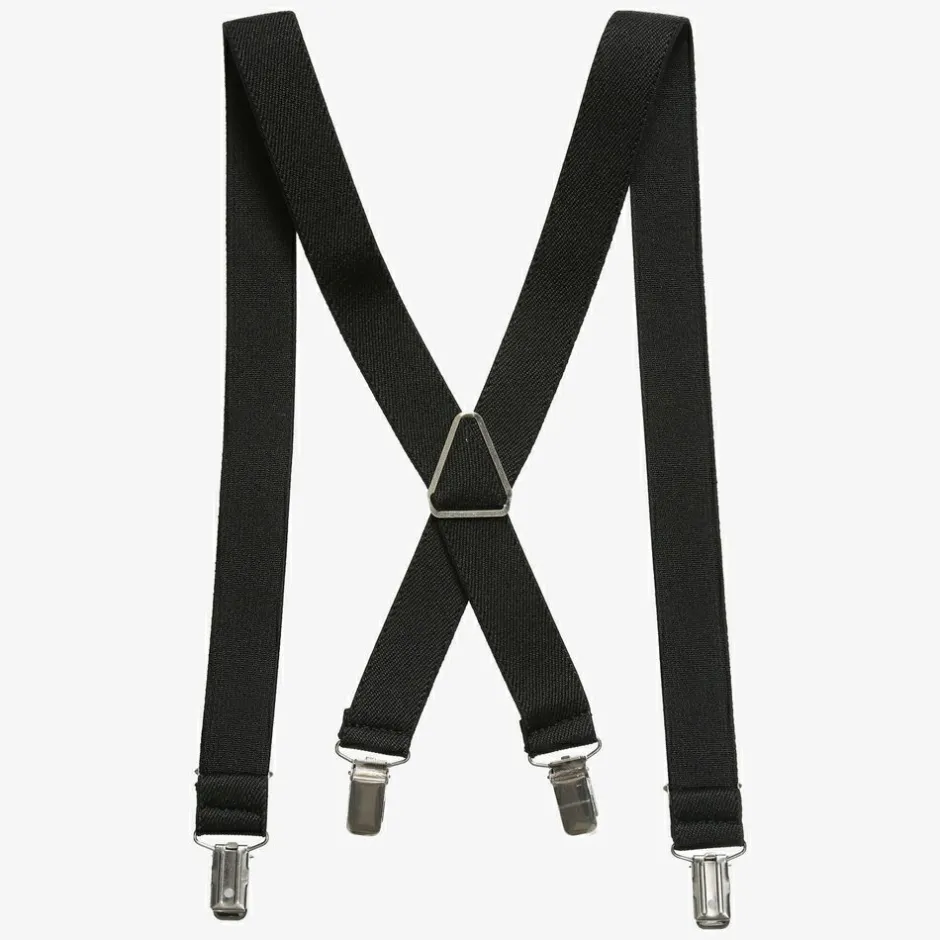 Playshoes Black Clip-On Braces Sale