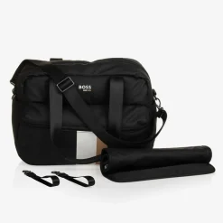 BOSS Black Coated Baby Changing Bag (52cm) New