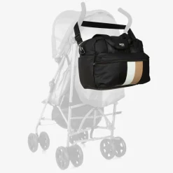 BOSS Black Coated Baby Changing Bag (52cm) New