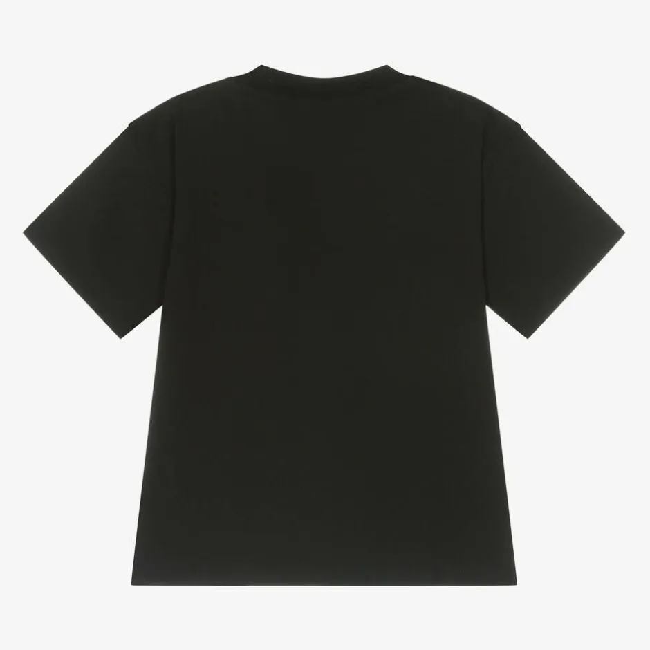 Calvin Klein Black Cotton Jersey T-Shirt Hot