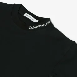 Calvin Klein Black Cotton Jersey T-Shirt Hot