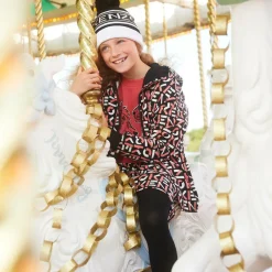 Country Kids Black Cotton Knitted Tights Hot