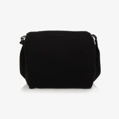 Moschino Baby Black Cotton Teddy Bear Changing Bag (49cm) New