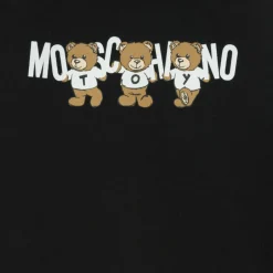 Moschino Baby Black Cotton Teddy Bear Logo Tracksuit Hot