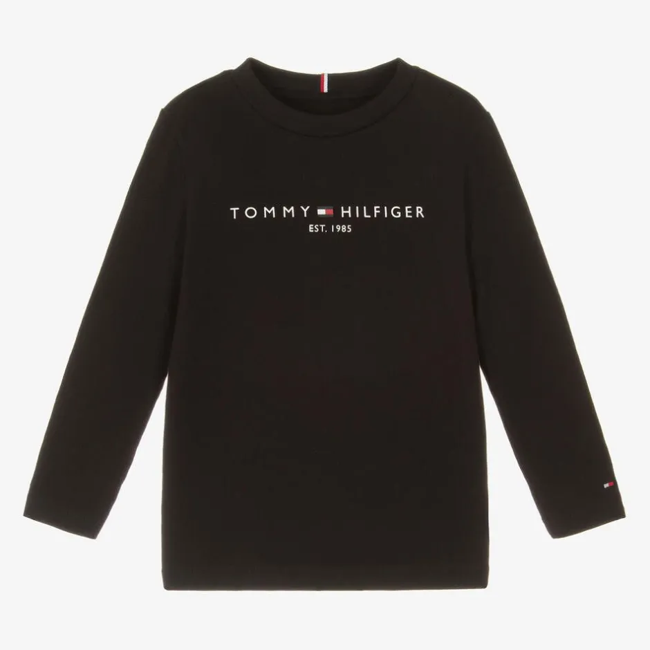 Tommy Hilfiger Black Cotton Top Best