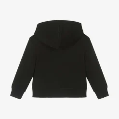 Burberry Black Cotton Zip-Up Top Online