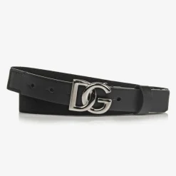 Dolce amp; Gabbana Black Elasticated DG Belt Best