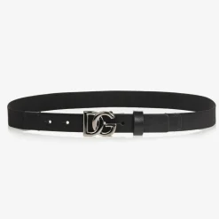 Dolce amp; Gabbana Black Elasticated DG Belt Best