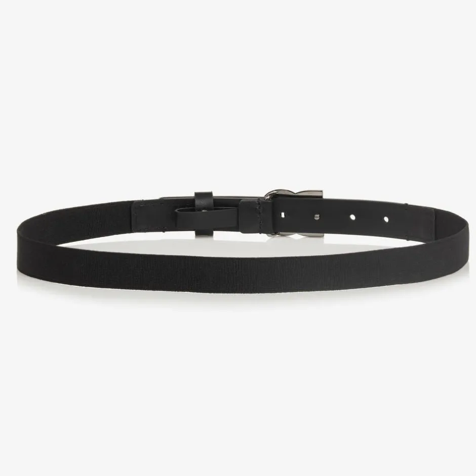 Dolce amp; Gabbana Black Elasticated DG Belt Best
