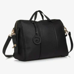 Pasito a Pasito Black Faux Leather Changing Bag (38cm) Outlet