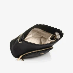 Nanán Black Faux Leather Changing Bag (38cm) Best