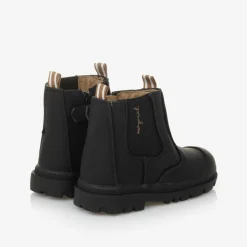 Mayoral Black Faux Leather Chelsea Baby Boots Hot
