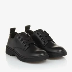 Calvin Klein Black Faux Leather Shoes Hot