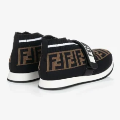 Fendi Black FF Logo Trainers Sale