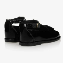 Early Days Black First-Walker Shoes Best