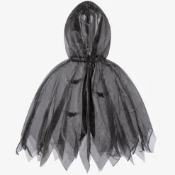 Souza Black Glitter Bat Costume Cape Hot