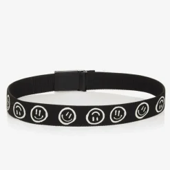 Molo Black Graphic Woven Belt Outlet