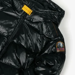 Parajumpers Black Hooded Down Puffer Jacket Discount