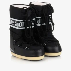 Moon Boot Black Icon Nylon Snow Boots Online