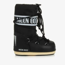 Moon Boot Black Icon Nylon Snow Boots Online