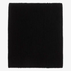 Versace Black Knitted Wool Snood Outlet