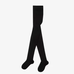 Falke Black Knitted Wool Tights Hot