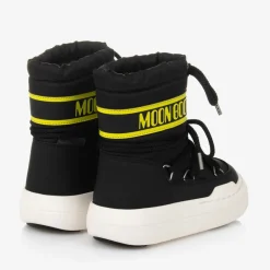 Moon Boot Black Lace-Up Boots Hot