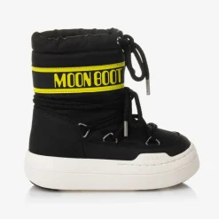 Moon Boot Black Lace-Up Boots Hot