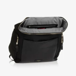 Storksak Black Leather Alyssa Changing Bag (38cm) Online