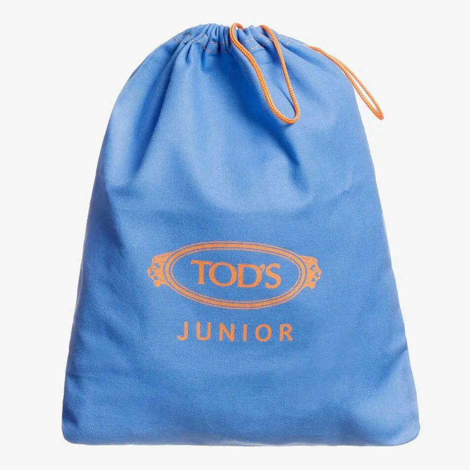 Tods Black Leather Gommino Moccasins Sale