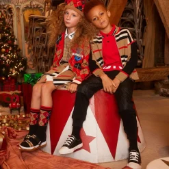 Burberry Black Logo Lace-Up Trainers Sale