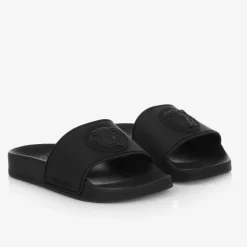 Versace Black Medusa Sliders Online