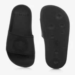 Versace Black Medusa Sliders Online