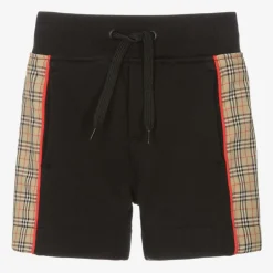 Burberry Black Microcheck Baby Shorts Hot