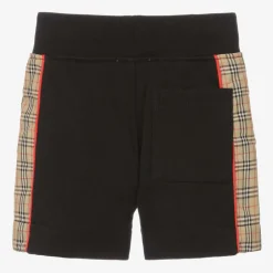 Burberry Black Microcheck Baby Shorts Hot