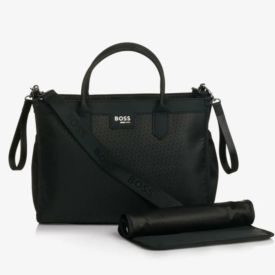 BOSS Black Monogram Baby Changing Bag (40cm) Outlet