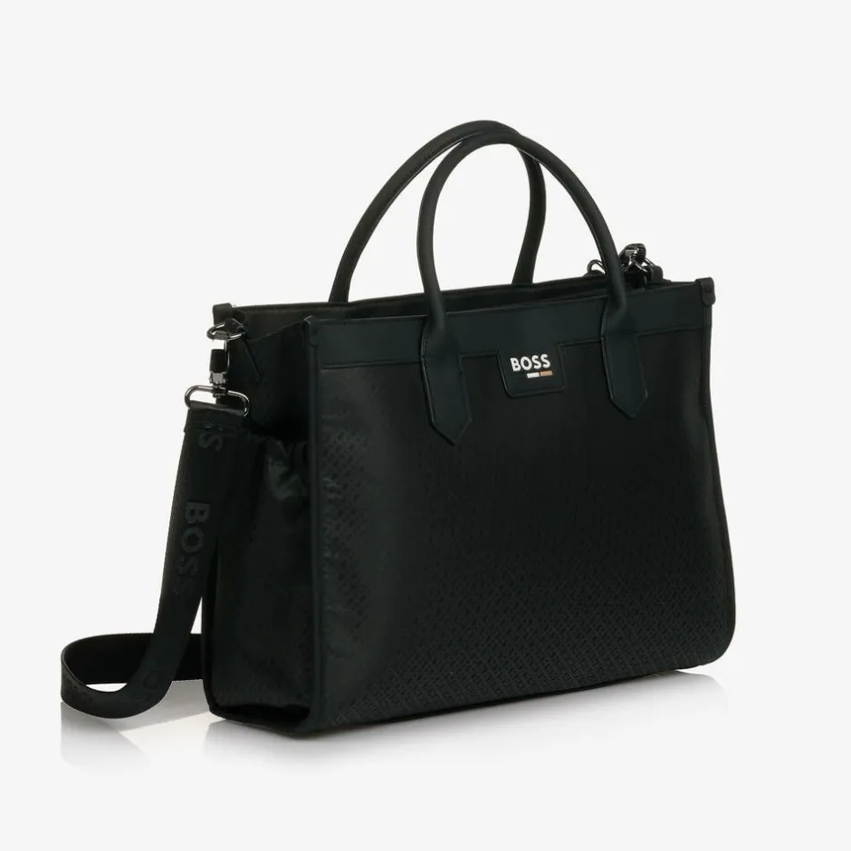 BOSS Black Monogram Baby Changing Bag (40cm) Outlet