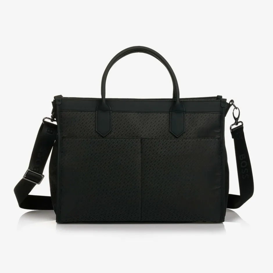 BOSS Black Monogram Baby Changing Bag (40cm) Outlet