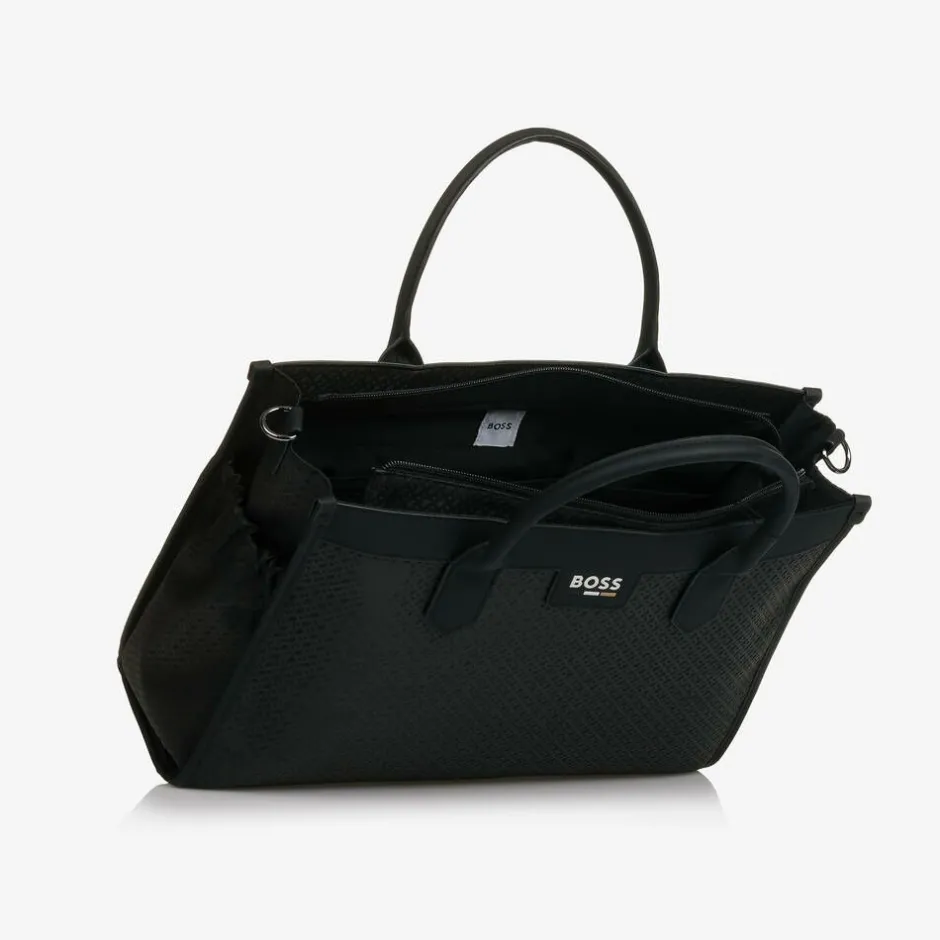 BOSS Black Monogram Baby Changing Bag (40cm) Outlet