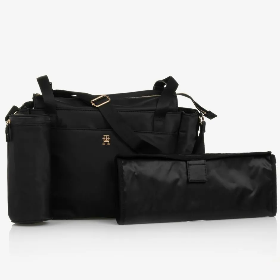 Tommy Hilfiger Black Monogram Logo Changing Bag (43cm) Online
