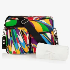 PUCCI Black Onde Print Changing Bag (38cm) Online
