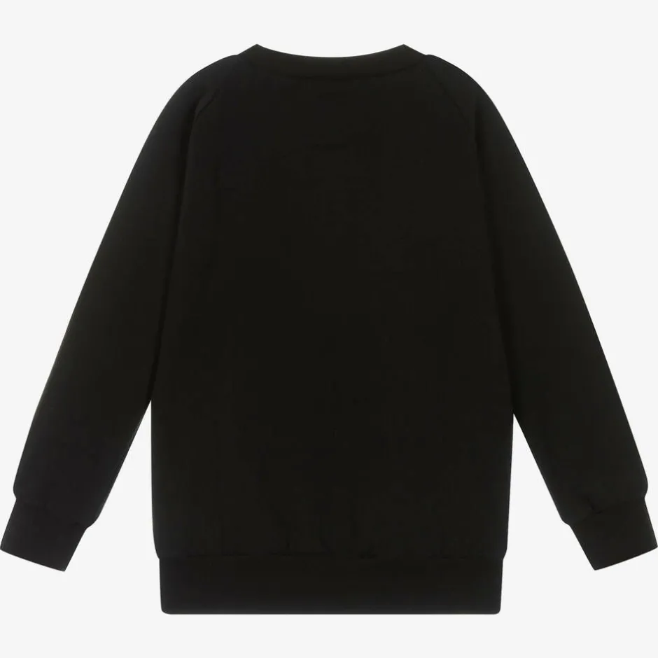 Wauw Capow Black Organic Cotton Ghost Sweatshirt Online