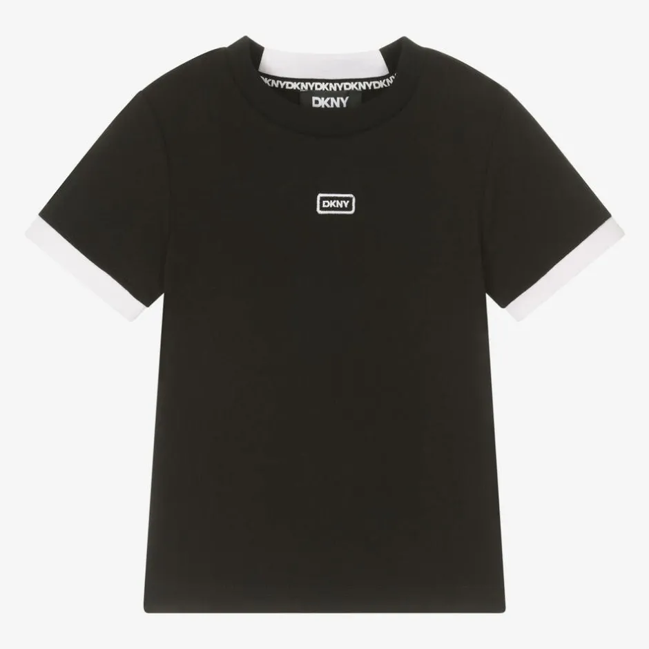 DKNY Black Organic Cotton T-Shirt