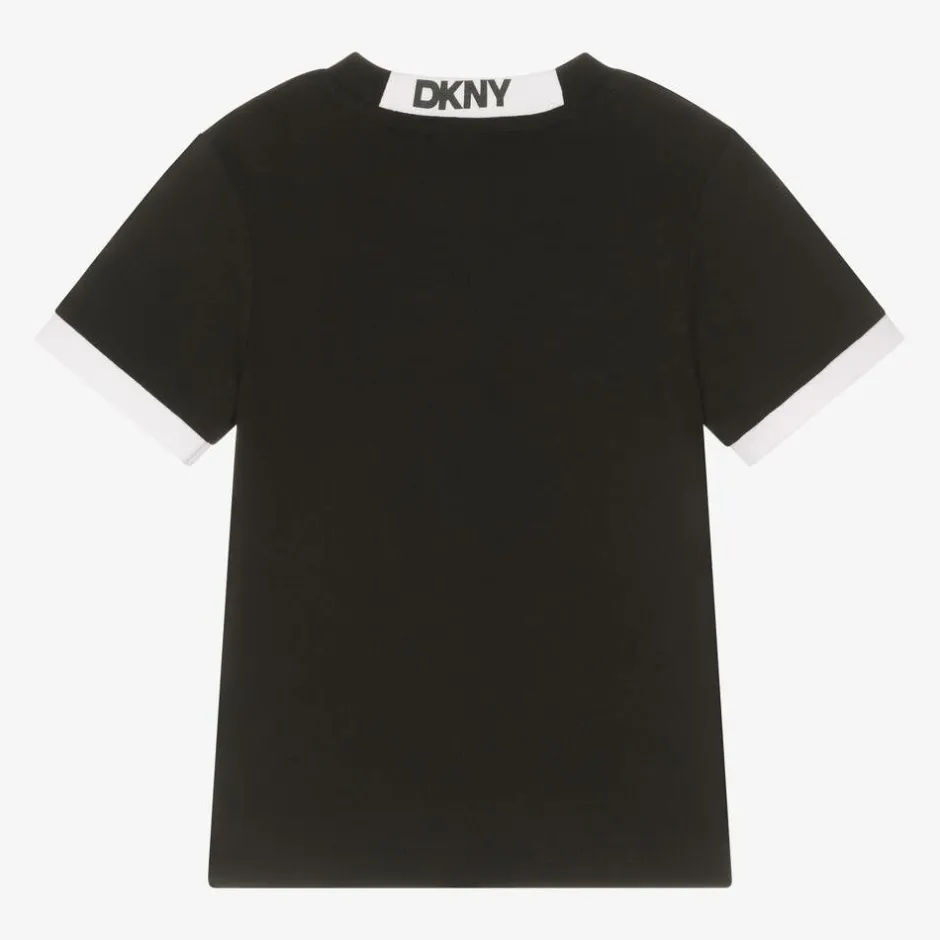 DKNY Black Organic Cotton T-Shirt