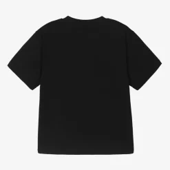 Stella McCartney Kids Black Organic Cotton T-Shirt Best