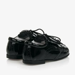Childrens Classics Black Patent Leather Brogues Clearance